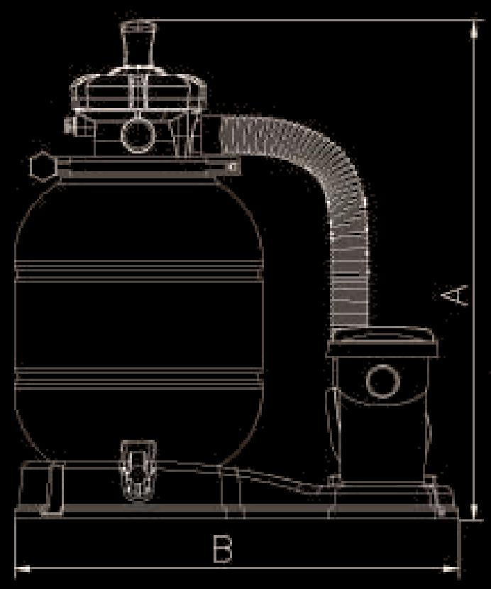 sand filter and pump dimension